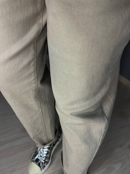 Джинси жіночі A-N 25072 MOM банани талія на резинці з ременем стрейчеві оверсайз бежеві, бежевий, M, M, 77 см, 105 см Київ - фото 19