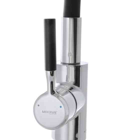 Кухонний змішувач із силіконовим виливом Mixxus Premium RIO 011 Чорний MI5815 Харків