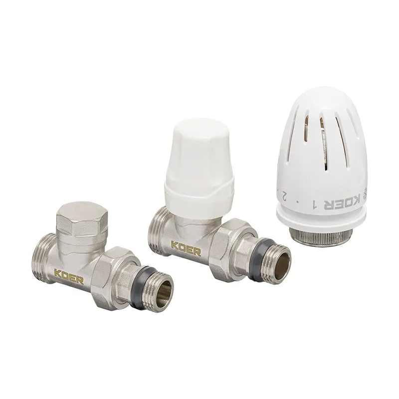 Комплект для підключення радіатора Koer SET-15 - 1/2"x3/4"  з термоголовкою ЗЗ   ( KR3180 ) 34723 Харків - фото 1