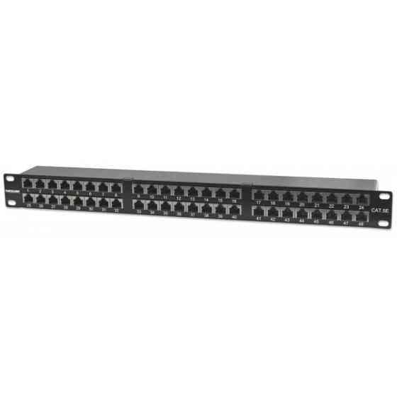 Патч-панель 19", 48xRJ45, FTP, Cat.5e, 1unit, Intellinet (513517) Київ