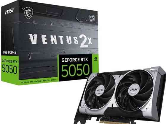 MSI GeForce RTX 5050 Ventus 2X OC 8GB GDDR6 DLSS4 Киев
