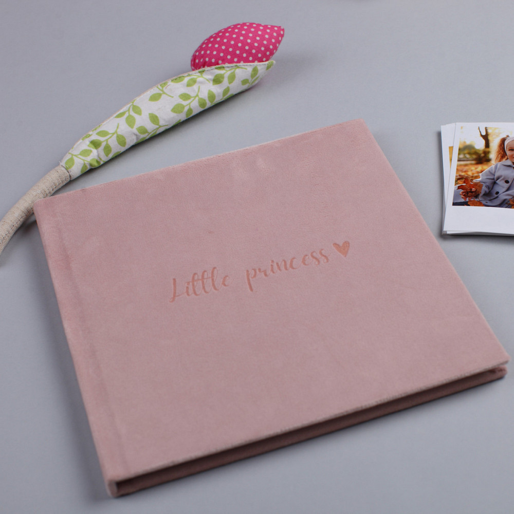 Дитячий альбом у велюровій обкладинці  fotobook-0005 Рожевий Тернополь - изображение 3