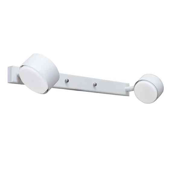 Настінний світильник MSK Electric Copter підсвічування дзеркал на два плафони GX53 NL 80400-2 WH білий Одеса