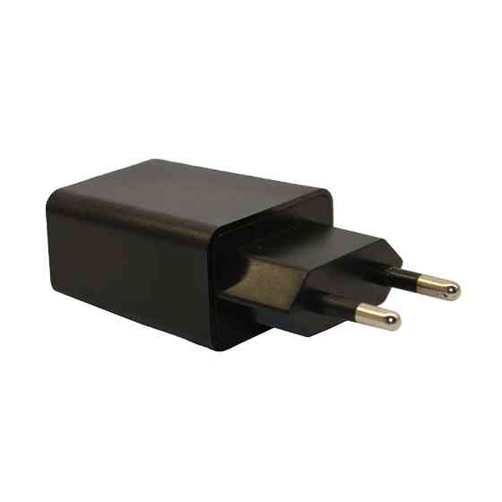 Блок питания USB type A 2A, черный Днепр