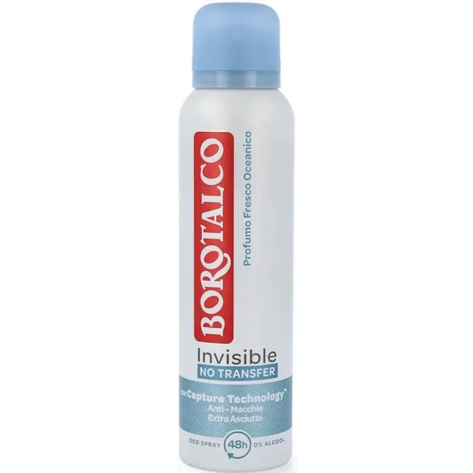 Дезодорант спрей Borotalco Deo Spray Invisible Profumo Fresco Oceanico 150 мл Львов - изображение 1