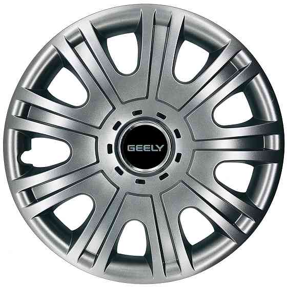 Автомобільні модельні ковпаки R15 Geely 319 4шт, SJS, сріблясті Київ