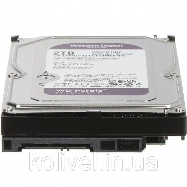 HDD 2TB, 5400rpm, WD Purple, 256M, SATA III (WD23PURZ) (WD23PURZ) Киев - изображение 4