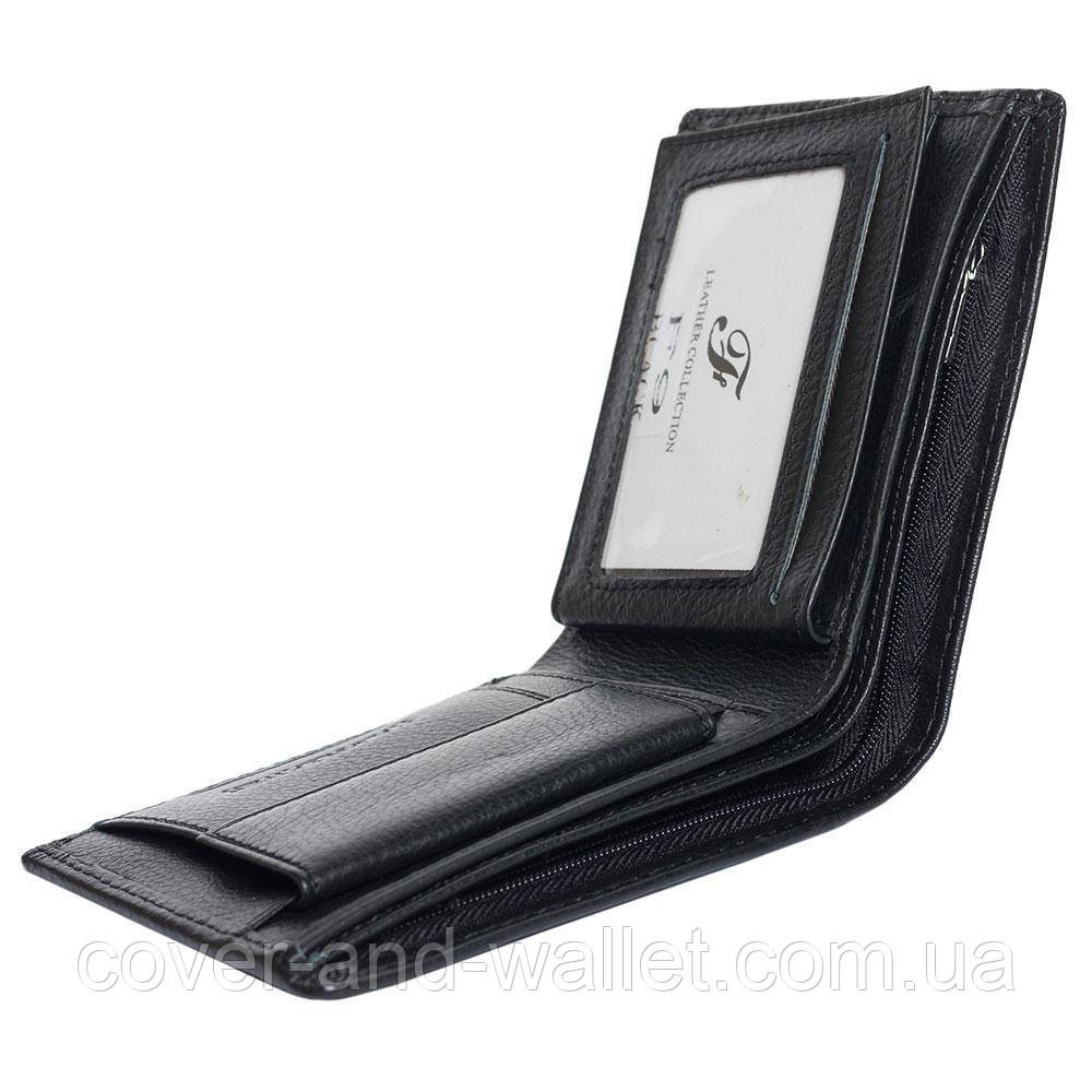 Горизонтальний чоловічий шкіряний гаманець без фіксації Marco Coverna 22-208B Київ - фото 7