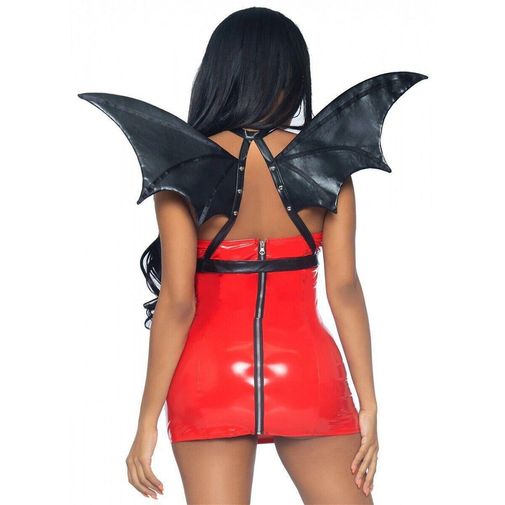 Портупея из искусственной кожи с крыльями летучей мыши Leg Avenue Bat wing body harness O/S Sex Aura Киев - изображение 2