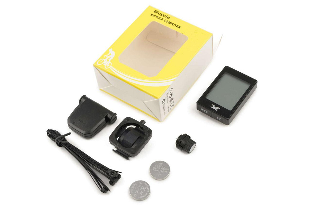 Велокомпьютер беспроводной с подсветкой, водонепроницаемый, 22 программ   (mod:-668С)   (черный) Мукачево - изображение 1