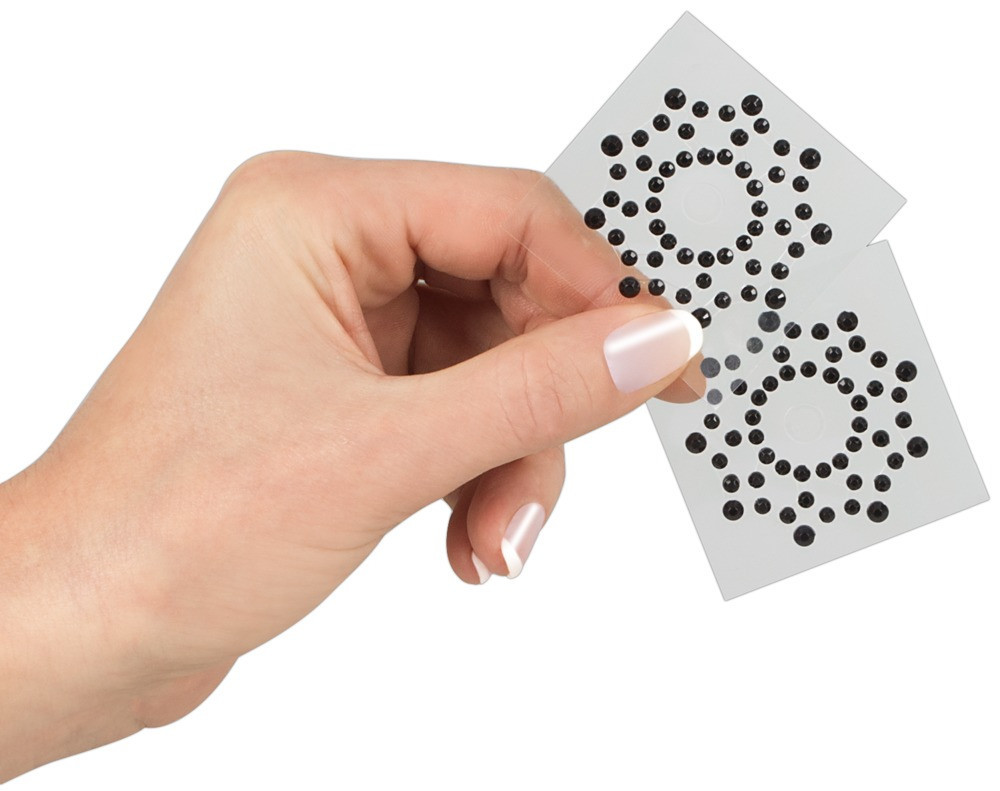 Украшение для сосков - Cottelli Collection Nipple Stickers Star Sex Aura Киев - изображение 3