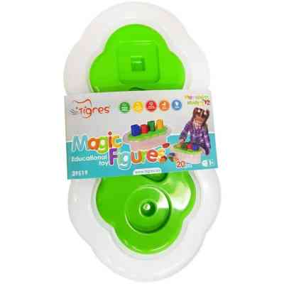 Розвиваюча іграшка Tigres Магічні фігурки 20 елементів (св.зелений) (39519) Вінниця