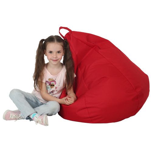 Кресло-мешок Груша Хатка средняя Красная (подростковая) Київ - фото 2