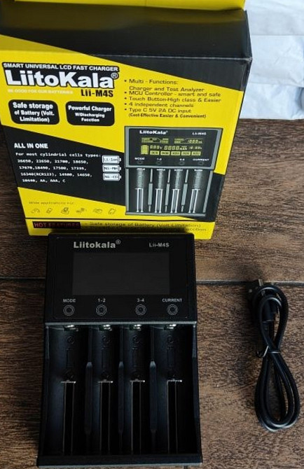 Зарядное устройство LiitoKala Lii-M4S оригинал, +блок зарядки. Киев - изображение 5