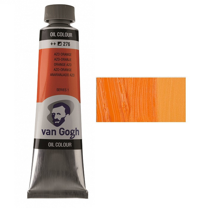Фарба олійна VAN GOGH (276) AZO Оранжевий 40 мл Royal Talens Київ - фото 1