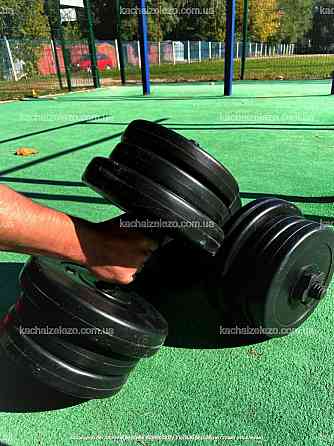 Гантели наборные 2 по 20 кг с ABS покрытием Гантели, гири, штанги и диски битумные Киев