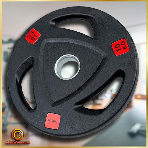Диск для штанги VNK 10 кг обважнювач спортивний млинці для силових тренувань вдома і в залі Київ - фото 1