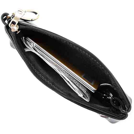 Ключниця з монетницею GRANDE PELLE 11371 Чорний Київ