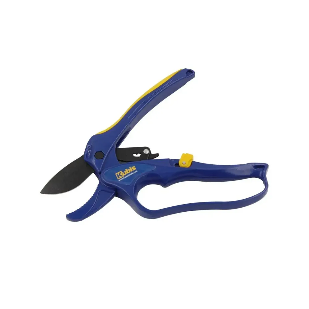 Секатор садовий Kubis з храповим механізмом max 20 мм лезо з тефлон покриттям Mn65 HRC53-55 (02-05-6004) Коломия - фото 2