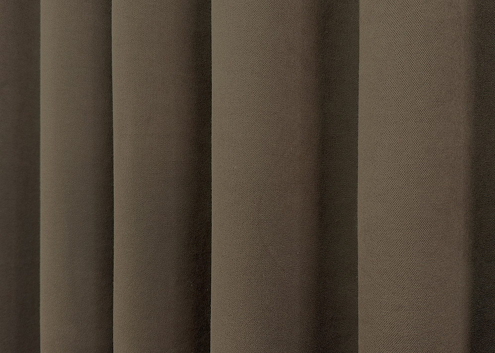 Комплект готовых штор VR-Textil Микровелюр Petek № 1831ш Кофейный 150х290 см 2 шт (33-0814) Киев - изображение 7