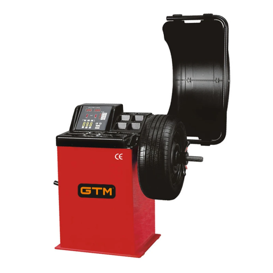Станок балансировочный GTM TRE-500 10-24