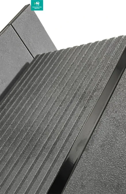 Двері вхідні Міністерство дверей П-3К-573 Квартира Бетон Антрацит / Бетон сніжний 860х2050 мм Київ - фото 5