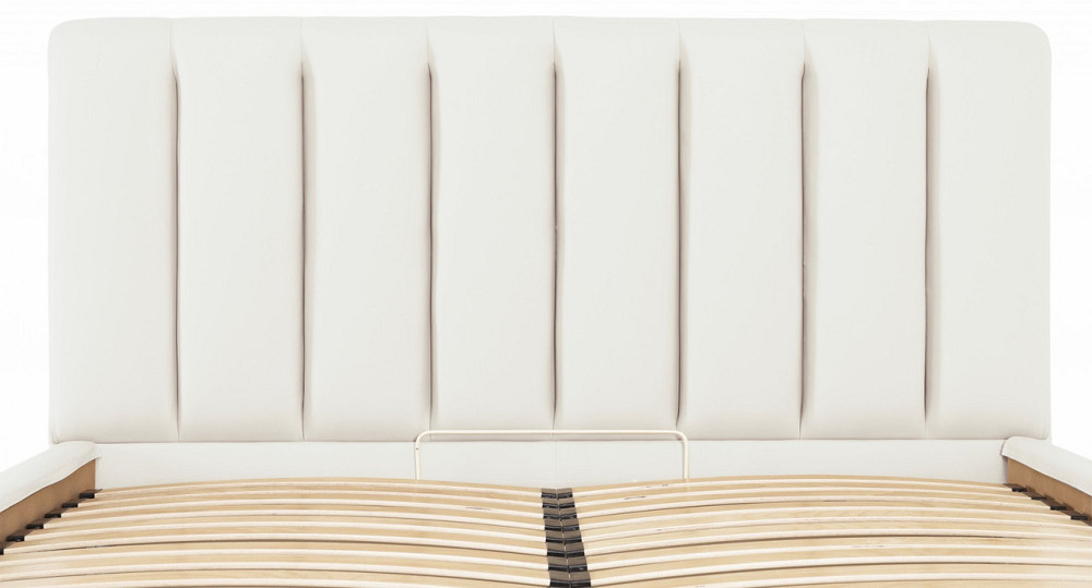 Ліжко Двоспальне Sanam Comfort 160 х 190 см Fly 2200 З підйомним механізмом та нішою для білизни Білий Дніпро - фото 11