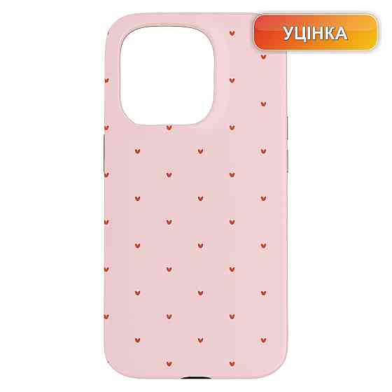 Чохол накладка бампер для iPhone 15 Pro Pink Aesthetic Pattern Cases рожевий двокомпонентний полікарбонат TPU ударозахисний Київ