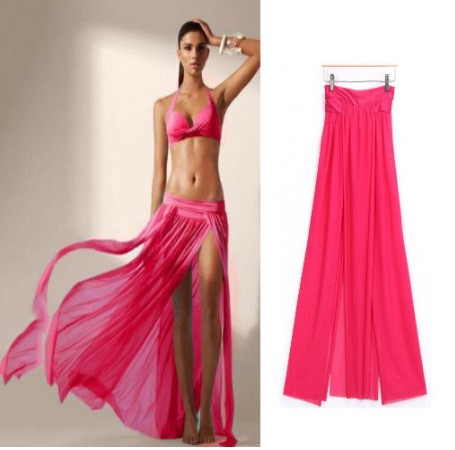 Юбка пляжная прозрачная универсальный розовый Киев - изображение 3