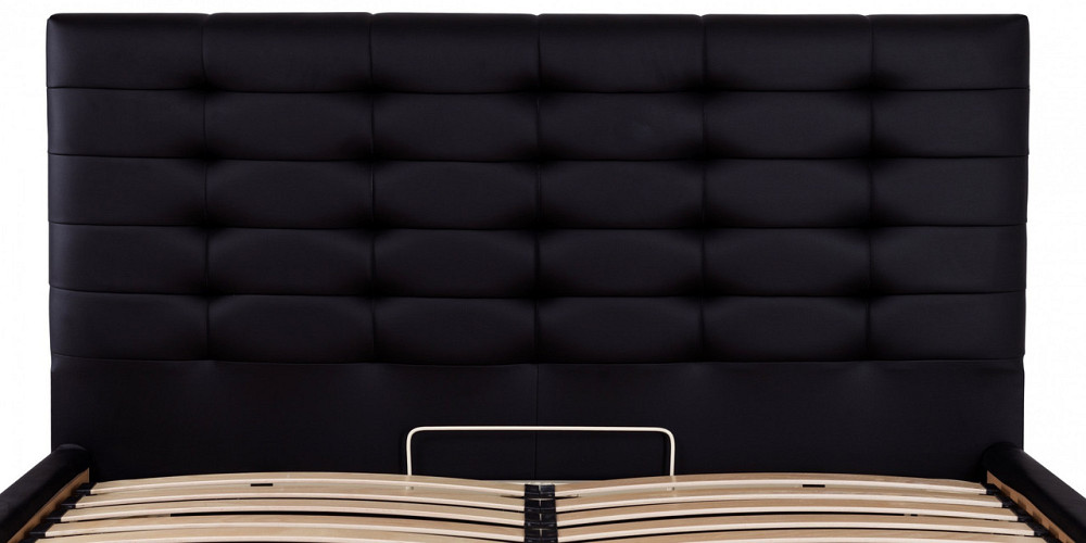 Ліжко Erika VIP 140 х 200 см Fly 2230 З додатковою металевою цільнозварною рамою Чорний Київ - фото 8