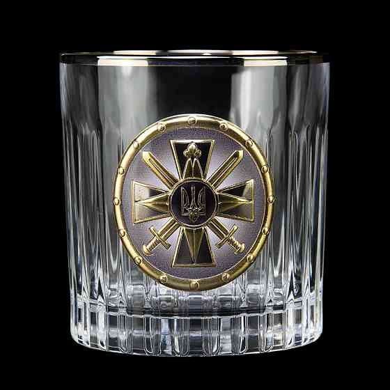 Набор бокалов для виски «Розведка ЗСУ» Boss Crystal, 6 бокалов Ровно