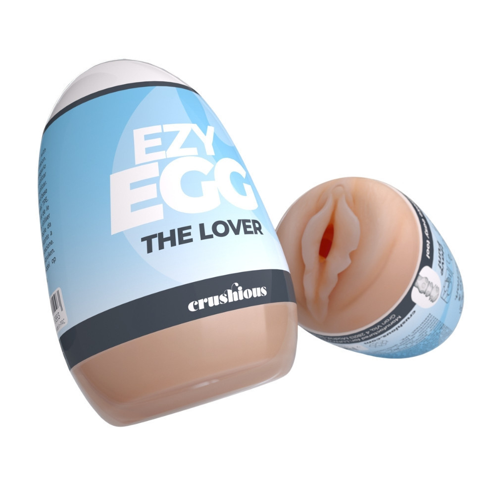 Мастурбатор-яйцо, вагина CRUSHIOUS EZY EGG THE Lover, реалистичный Sex Aura Киев - изображение 1