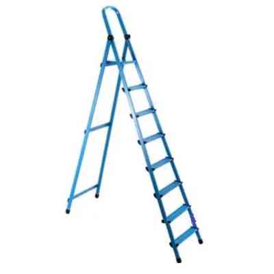 Драбина Work's стрем'янка металева - 408 (8 сх., синя) (63275) Вінниця