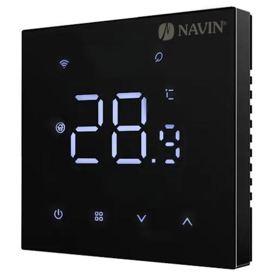 Терморегулятор NAVIN WT410 W-16А Wi-Fi черный для электрического теплого пола Киев