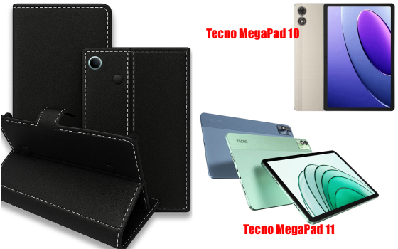 Книга-трансформер для планшета Tecno Megapad 10, Megapad 11, цвет Black Киев