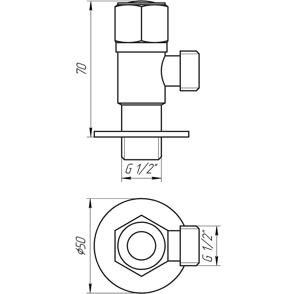 Кран кульовий кутовий Professional 1/2″х1/2″ NV-QP888 Тернопіль - фото 5