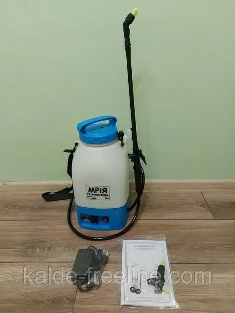 Опрыскиватель садовый Мрия 6 литров (ранцевый, аккумуляторный) Харьков - изображение 2