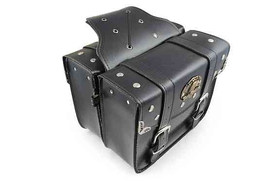 Кофри бічні (пара) (шкіра, чорні, #WL-0539) KML Київ
