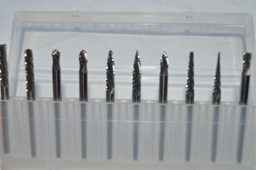 Набір фрез твердосплавних 3х3 10 шт кукурудза Полтава - фото 1