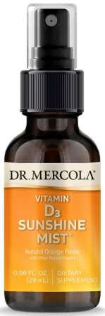 Вітамін Д3 рідкий 5000 Dr. Mercola Vitamin D3 29 мл зі смаком апельсину Київ
