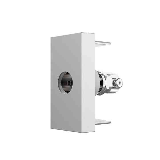 Телевізійна розетка LIVOLO, сіра, модуль 0.5 поста, TV гніздо для антени / ресивера (VL-FCTV-1IP) Коломыя