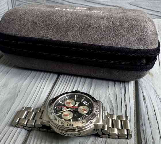 Чоловічі годинники TAG Heuer Formula 1 Chronograph black silver. Харків