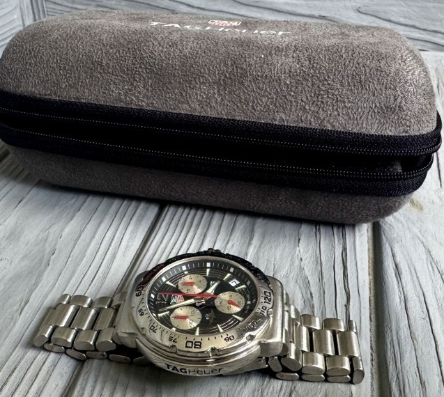 Чоловічі годинники TAG Heuer Formula 1 Chronograph black silver. Харків - фото 4