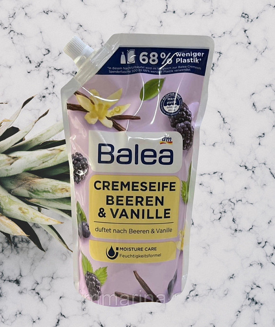 Рідке мило Ягоди & Ваніль Запаска Balea, 500 ml (Германия) Виноградів - фото 1