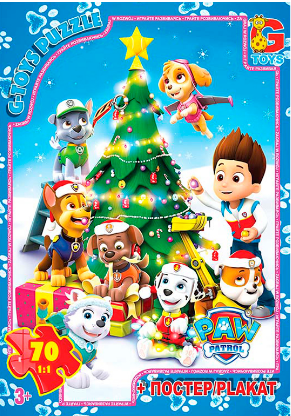 Пазли 70 елем."G-Toys""Paw Patrol" (Цуценячий патруль), шт Київ - фото 1