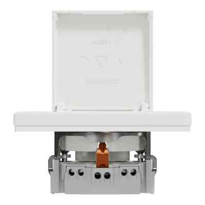 Розетка Schneider Electric ASFORA з кришкою, біла (EPH3100121) Винница