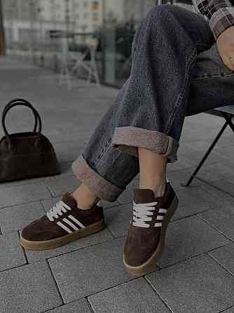 Tamei Кеди жіночі з натуральної замші демісезонні шоколадні весна-осінь 2810-132 р. 36-41 / Сти Коломия