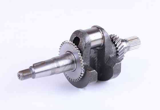 Коленвал мотоблок 168F/170F (6,5/7Hp) (под шлицы) (c шестернями) для двигателя с понижающим редуктором Мукачево