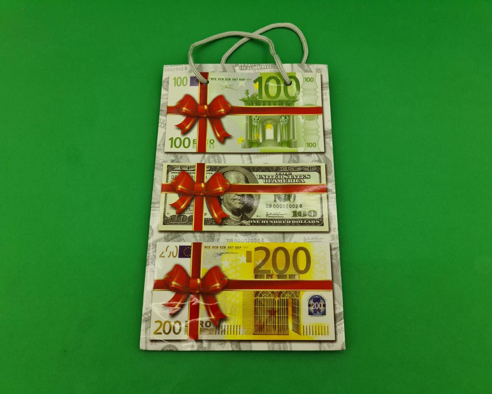 Бумажный пакет подарочный Средний 17/26/8(артSV-053) (12 шт) Харьков - изображение 3