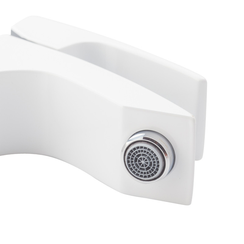 Смеситель для умывальника Koer KB-10007-04 хром с белым (KR5149) Харьков - изображение 4